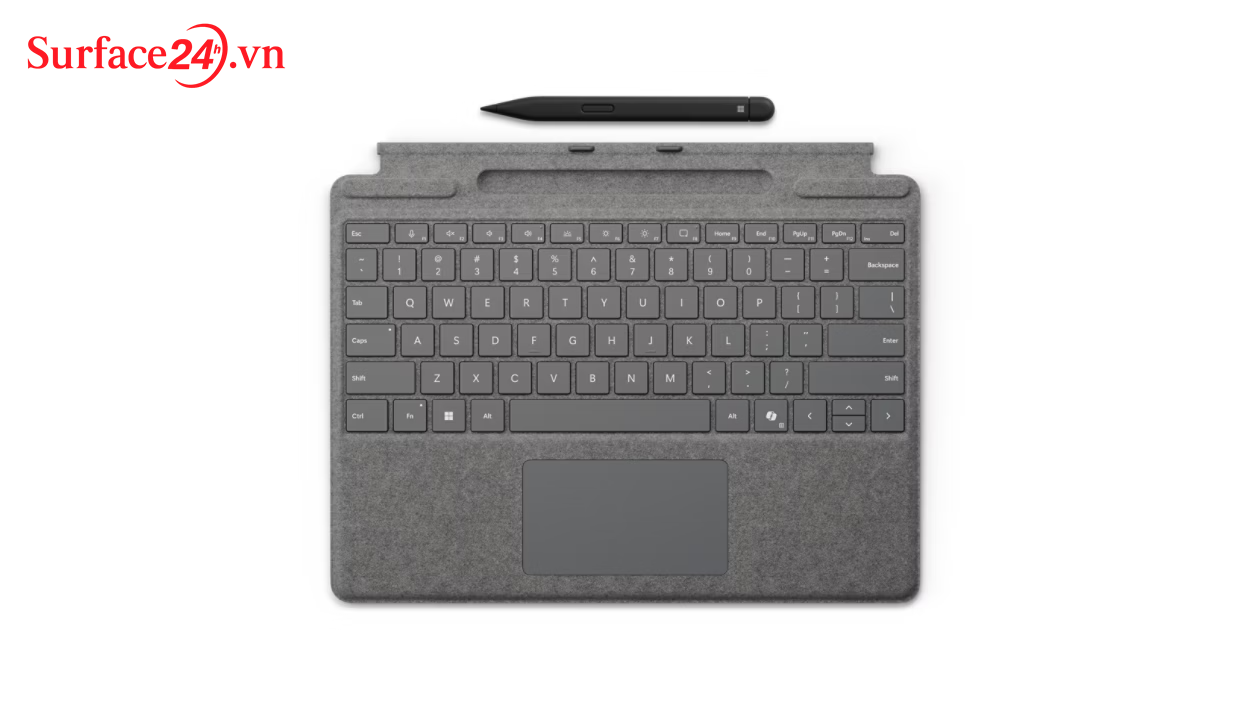 bàn phím pro 10 11 bạc kèm bút