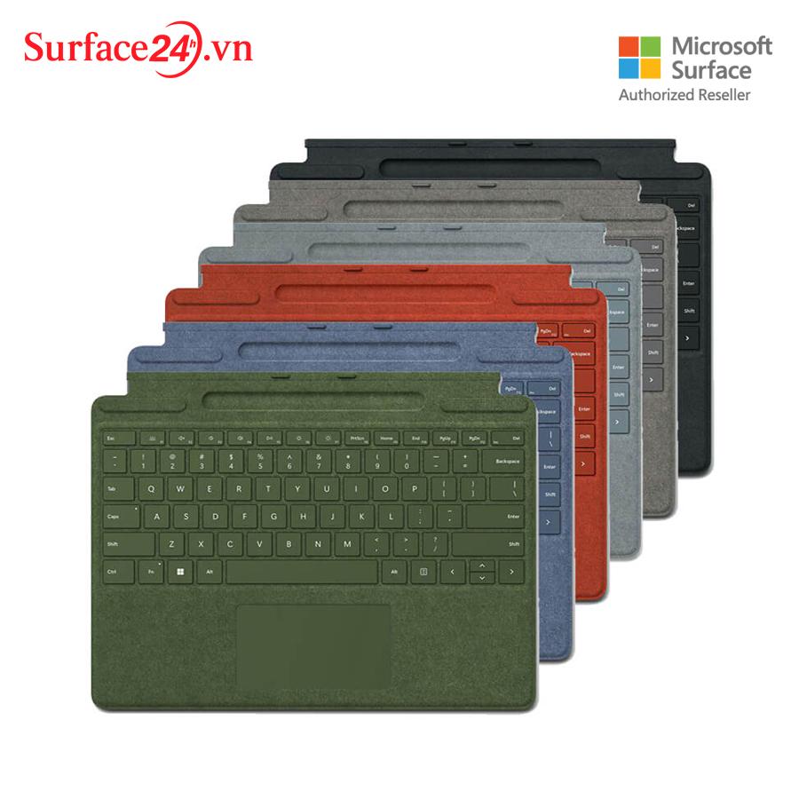Bàn phím Signature Surface Pro 9/Pro 8/Pro X (Newseal) – Có khe sạc bút