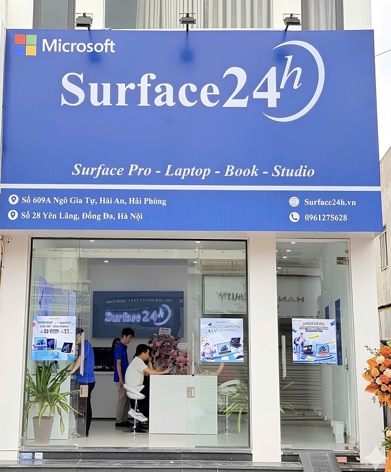 Surface24h.vn – Hệ thống phân phối máy tính Surface số 1 tại Việt Nam