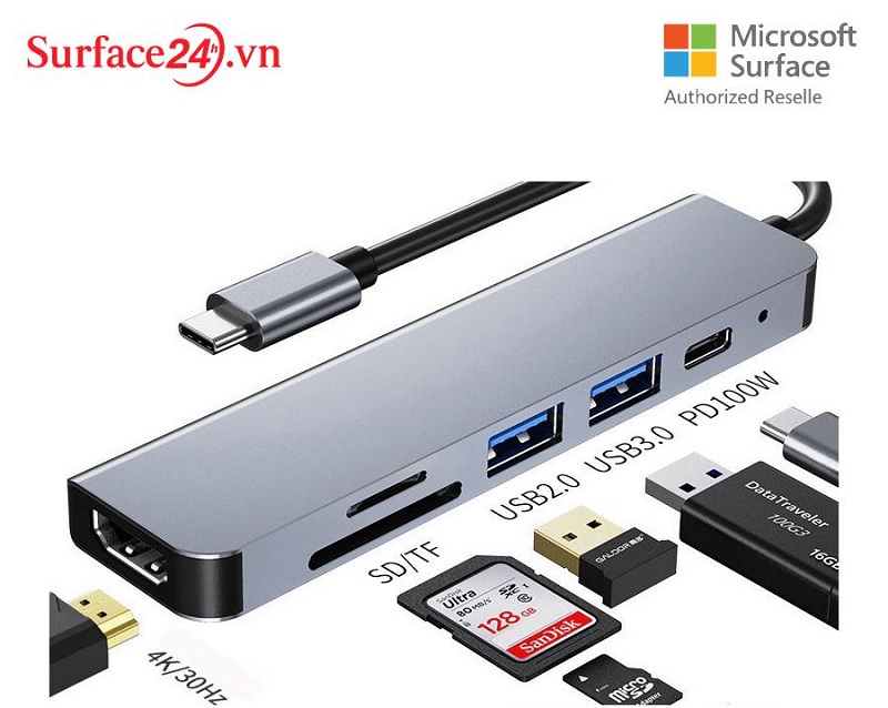 Cáp USB-C sang HDMI cho Surface
